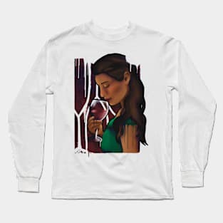 Wine Long Sleeve T-Shirt